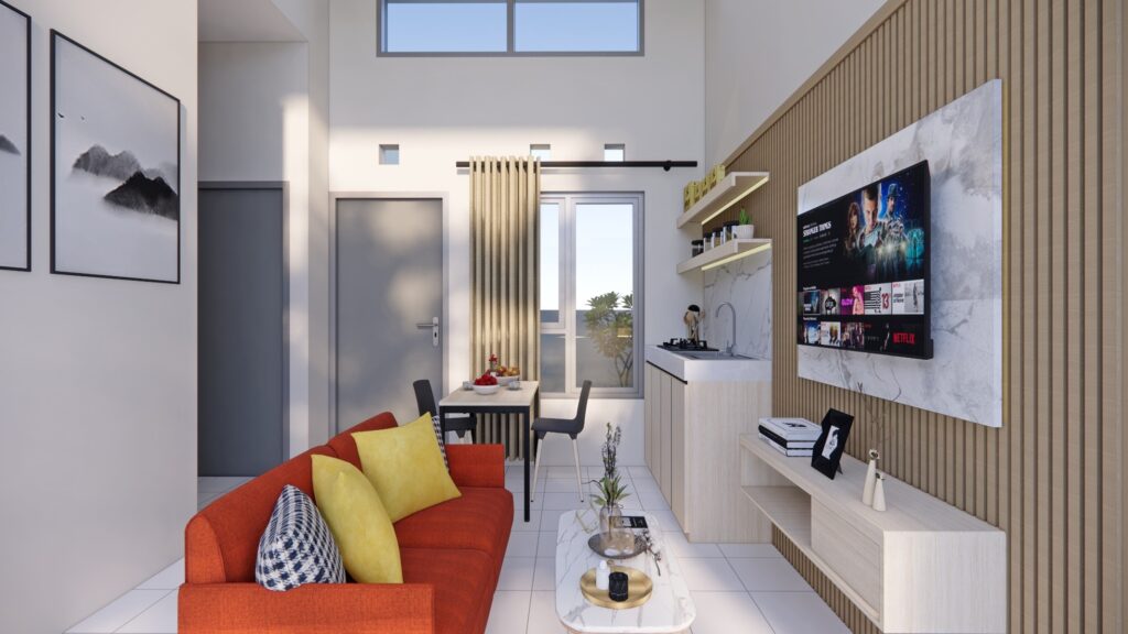 gelatik ruang keluarga