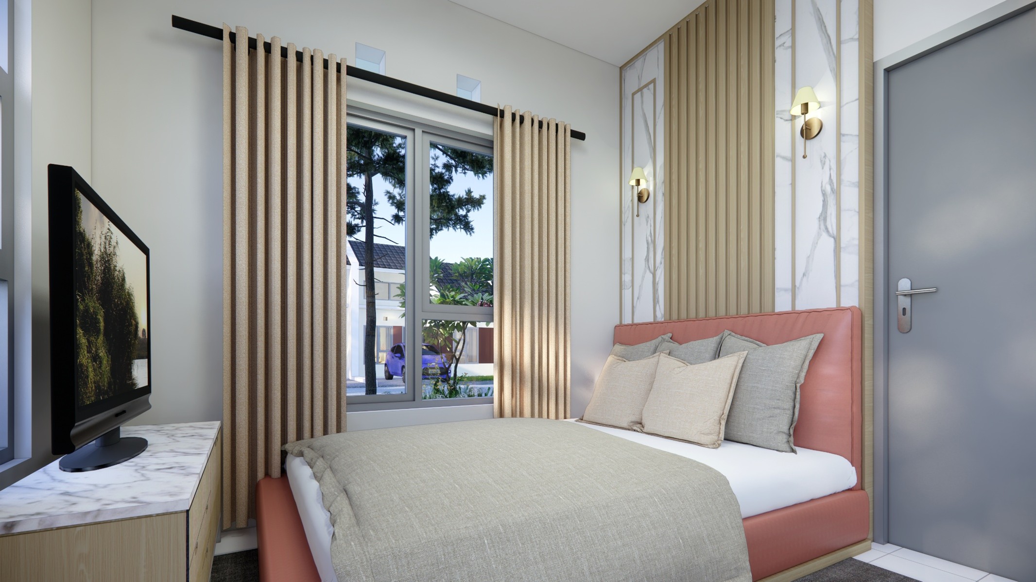 gelatik tampak depan